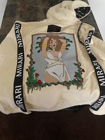 Cream Medusa hoodie