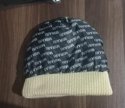 satin line beanie